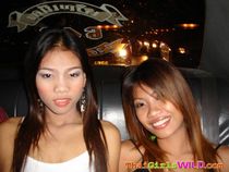 Pair of sexy chick is