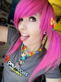Beautiful student in a